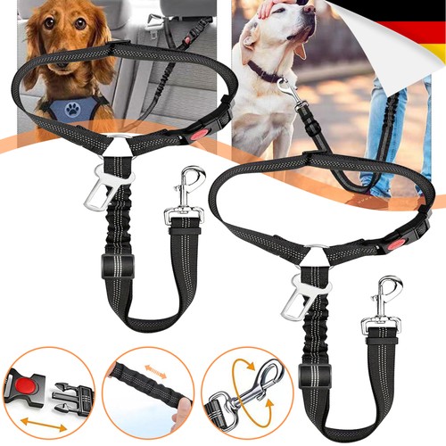 2stk hundegurt auto - hundegurt,